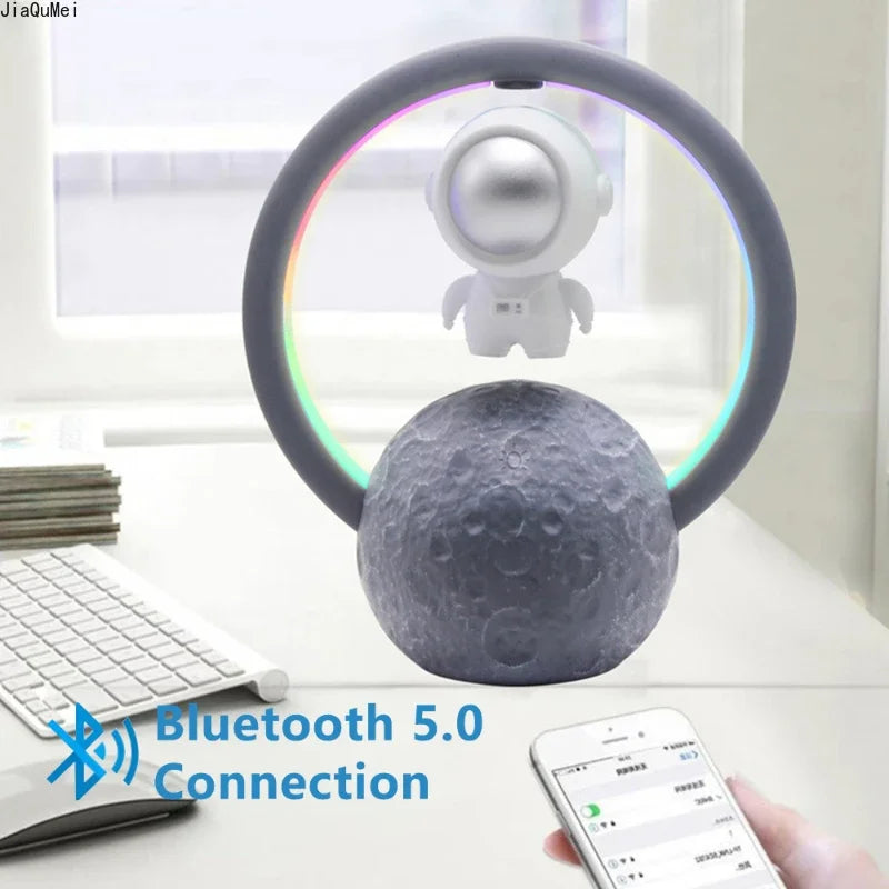 Magnetic Levitation Bluetooth Speaker Astronaut Ornament Home Creative Mini Radio Outdoor Wireless Portable Audio Birthday Gift