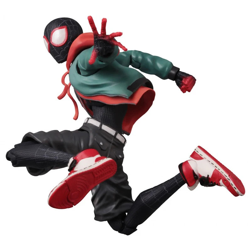 Sv Action Miles Morales Action Figure Collection Sentinel Spiderman Spider-Man Into the Spider Verse Figures Model Toys