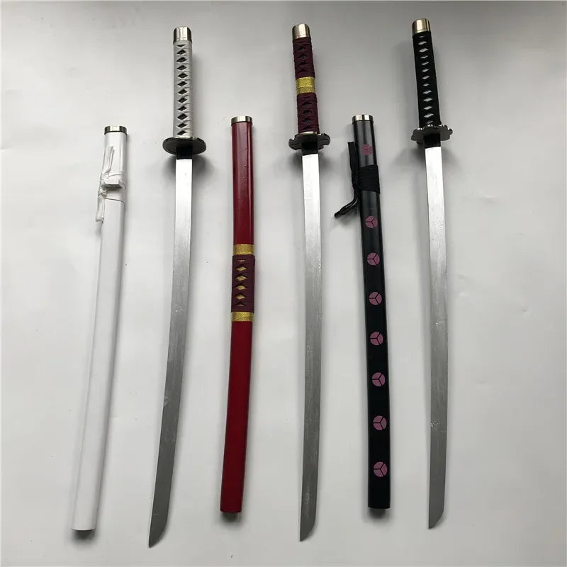 Anime Cosplay  Zoro Sword Weapon Armed Katana Espada Wood Ninja Knife Samurai Sword Prop Toys For Teens 100cm