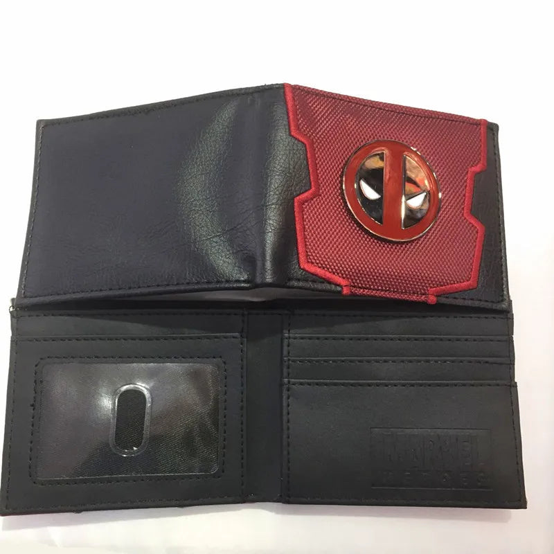 MINISO Disney Marvel Superhero Captain America Anime Peripherals Deadpool Anime Student Wallet Wallet for Men  Luxury Wallet