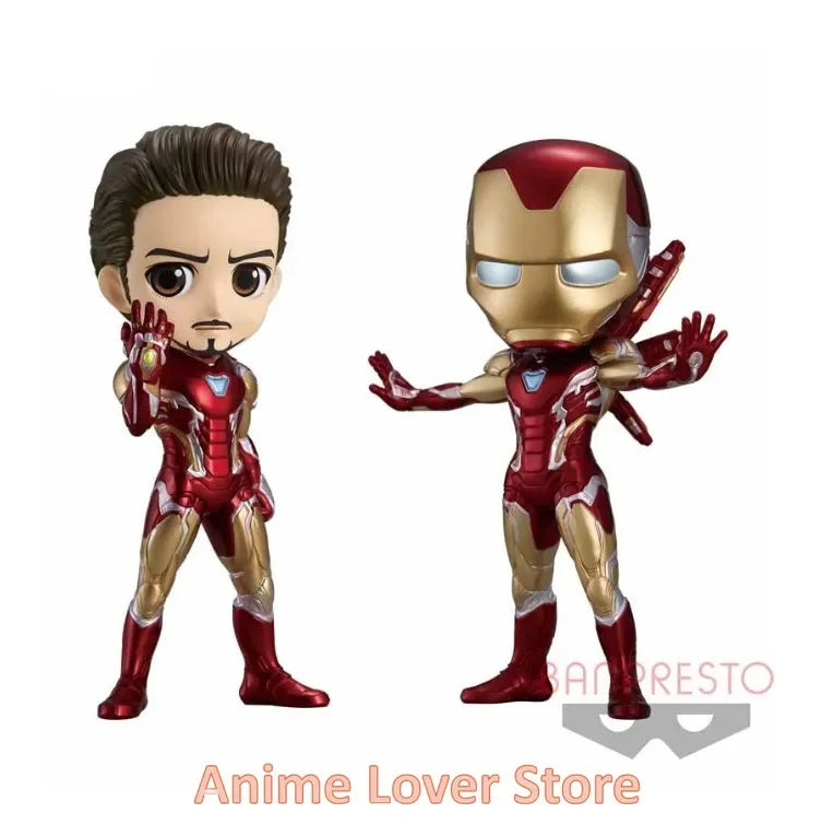 In Stock Bandai Original Banpresto MARVEL Qposket Iron Man Pepper Potts Anime Figures Toys  Collectible Model Ornaments