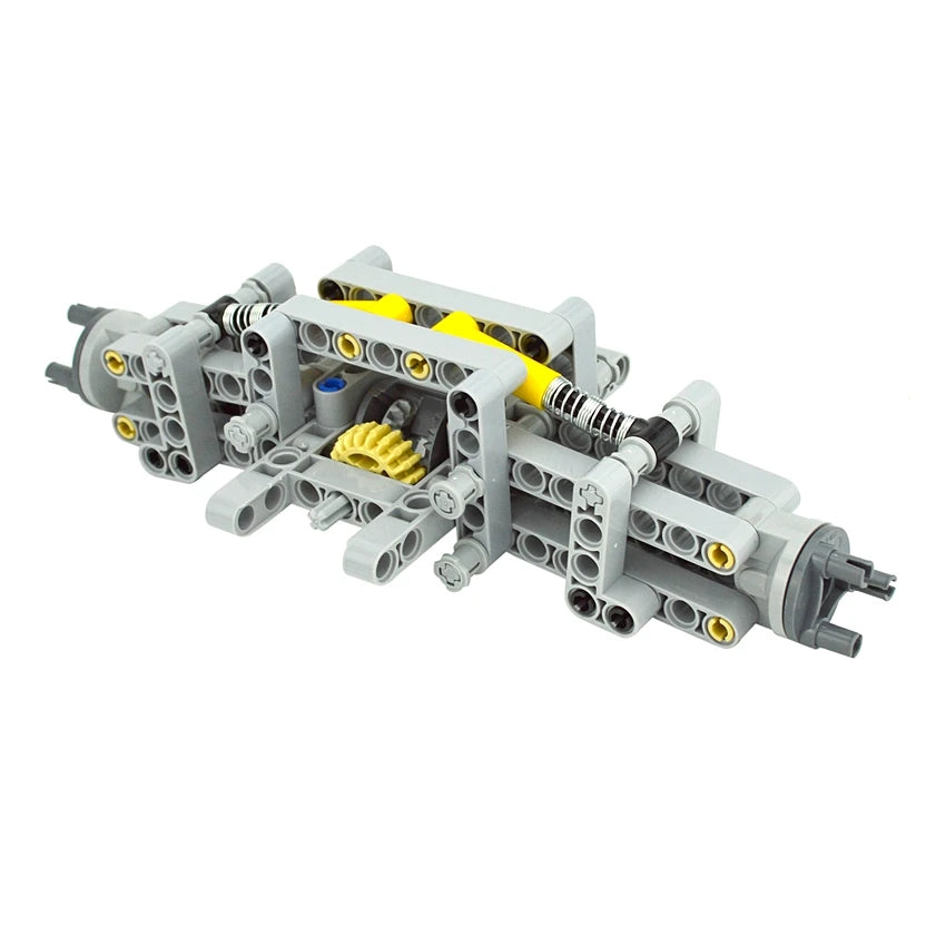 MOC Building Blocks Technical Parts Front Suspension System Back Suspension System Self-Locking Bricks Educational Toys Gifts