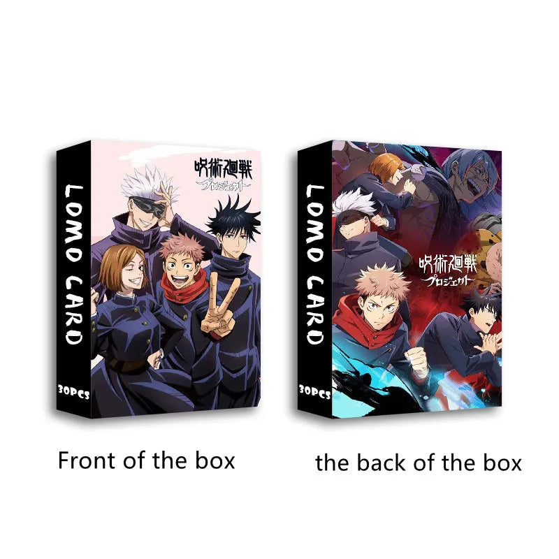 30 Pcs Commemorative Card Jujutsu Kaisen Gojou Satoru Inumaki Toge Anime Cosplay Animation LOMO Card High-Definition Cards