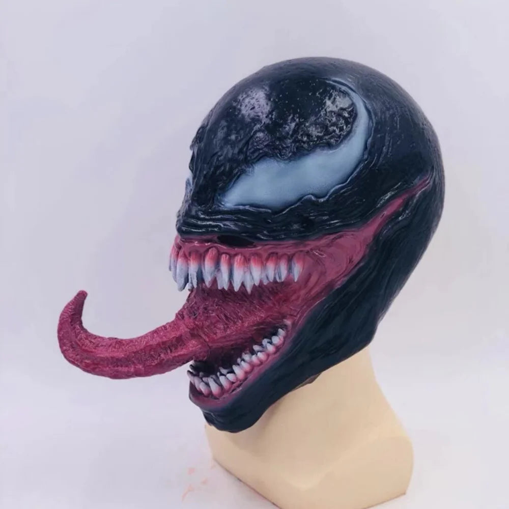 Movie Venom 2 Carnage Superhero Latex Mask Cosplay Horror Unisex Masks Easter Carnival Party Helmet Props Accessory Gift