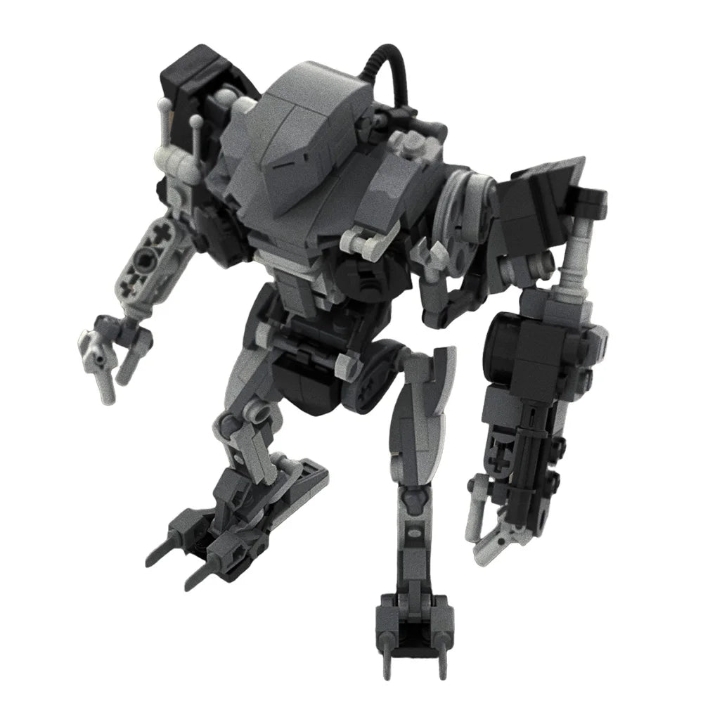 BZB MOC-87785 RoboCopped 2 Robo CAIN 1990 Mecha Robot assembled brick model building block set kids toys best birthday gifts