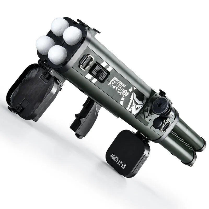 Soft Bullet Gun Rocket Launcher Toy Gun Shooting Soft Bullet Weapon For Children Boys Outdoor Game Soft Bullet Fake Gun Toy K792