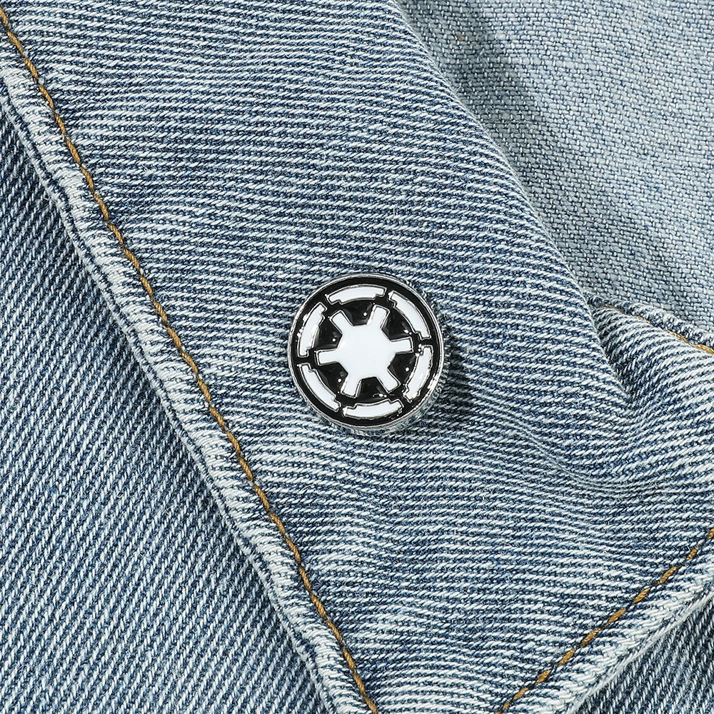 Disney Star War Enamel Brooch Yoda Galactic Empire Logo Badge for Backpack Clothing Trend Lapel Pin Jewelry Accessories Gifts