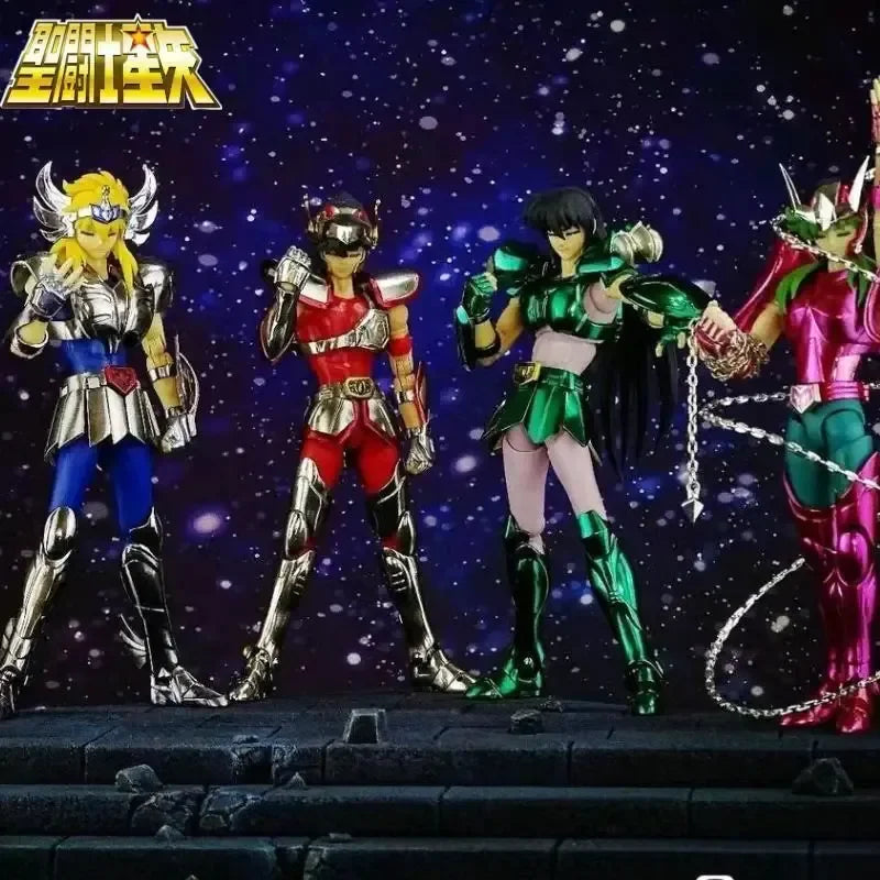 Saint Seiya Myth Cloth Gt Ex Pegasus Dragon Shiryu Hyoga Cygnus Andromeda Shun Phoenix Ikki V1 Action Figure Toy Gift