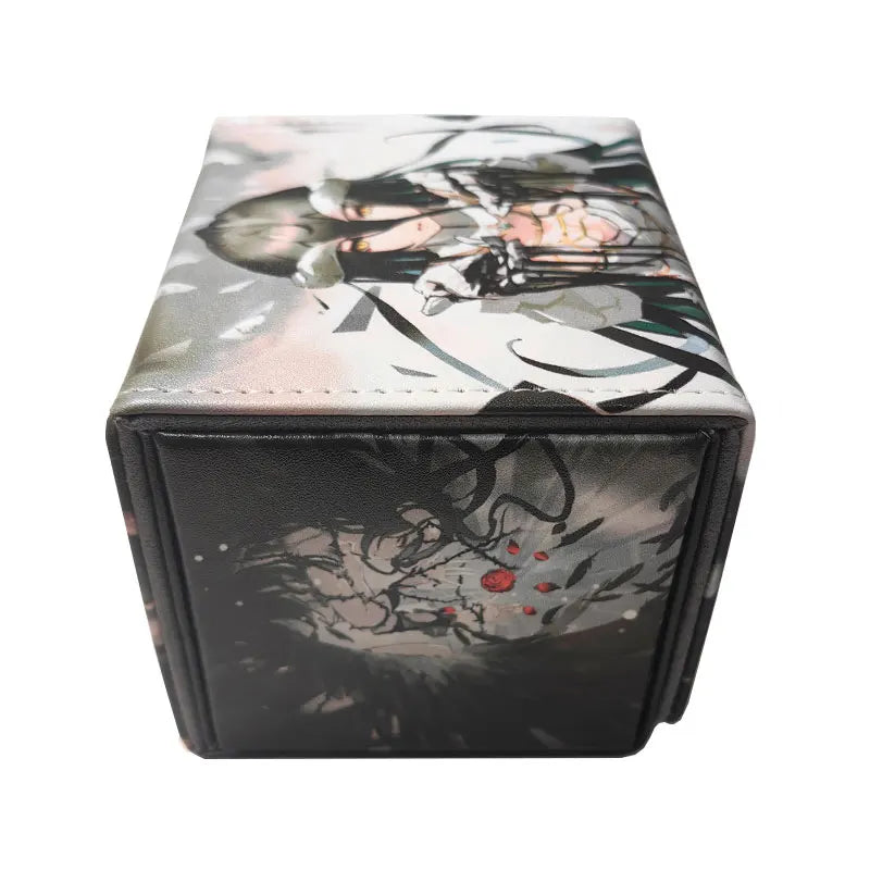 Anime card storage box
PU leather card deck box
100+ card deck storage
Trading card game deck box
Portable card deck case