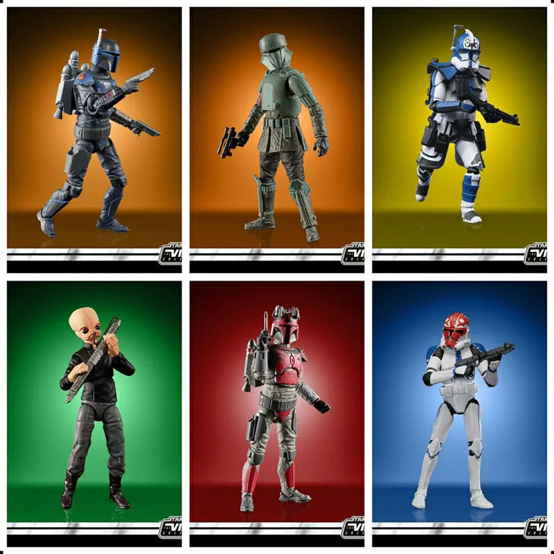 Star Wars 3.75 Inch The Vintage Collection Mandalorian Super Commando Captain Action Figure Model Adult Kids Toy Birthday Gifts