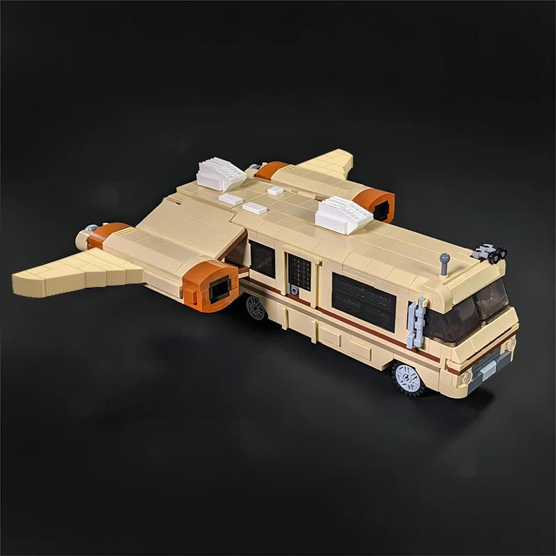 MOC Movie Spaceballs RV Van Vehicle Eagle-5 Technical Car Rocket Spaceship Building Blocks Speed Champion Bricks Toys
