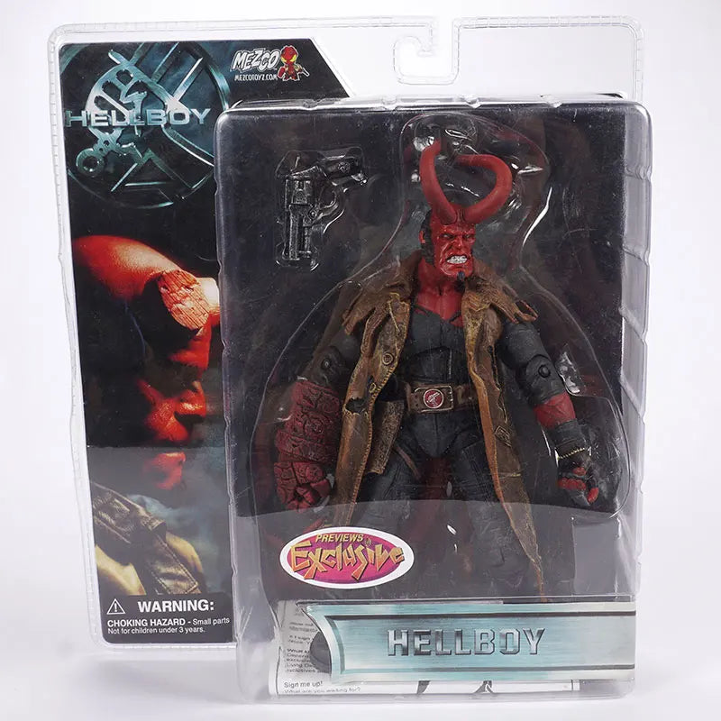 MEZCO Hellboy Action Figure Classic Movie PVC Devil Figura BJD 6" Collectible Model Toys