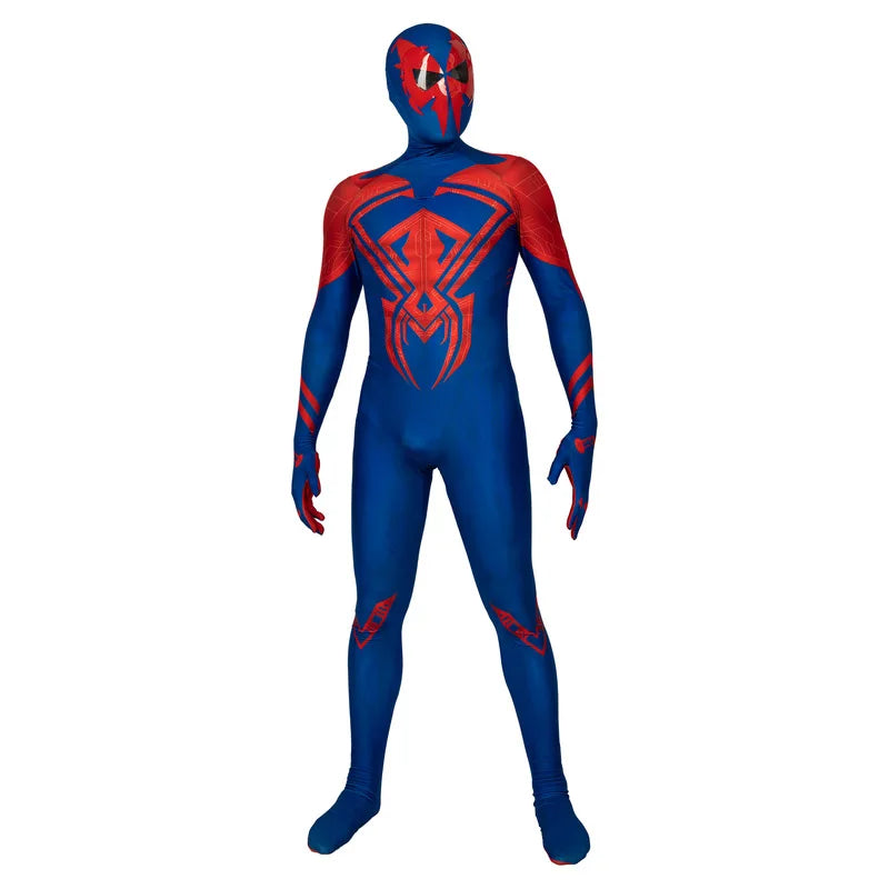 Spider Man 2099 Across The Spider-Verse Cosplay Costume Superhero Jumpsuit Halloween Comic-Con Props Bodysuit Kids X-Mas Gifts