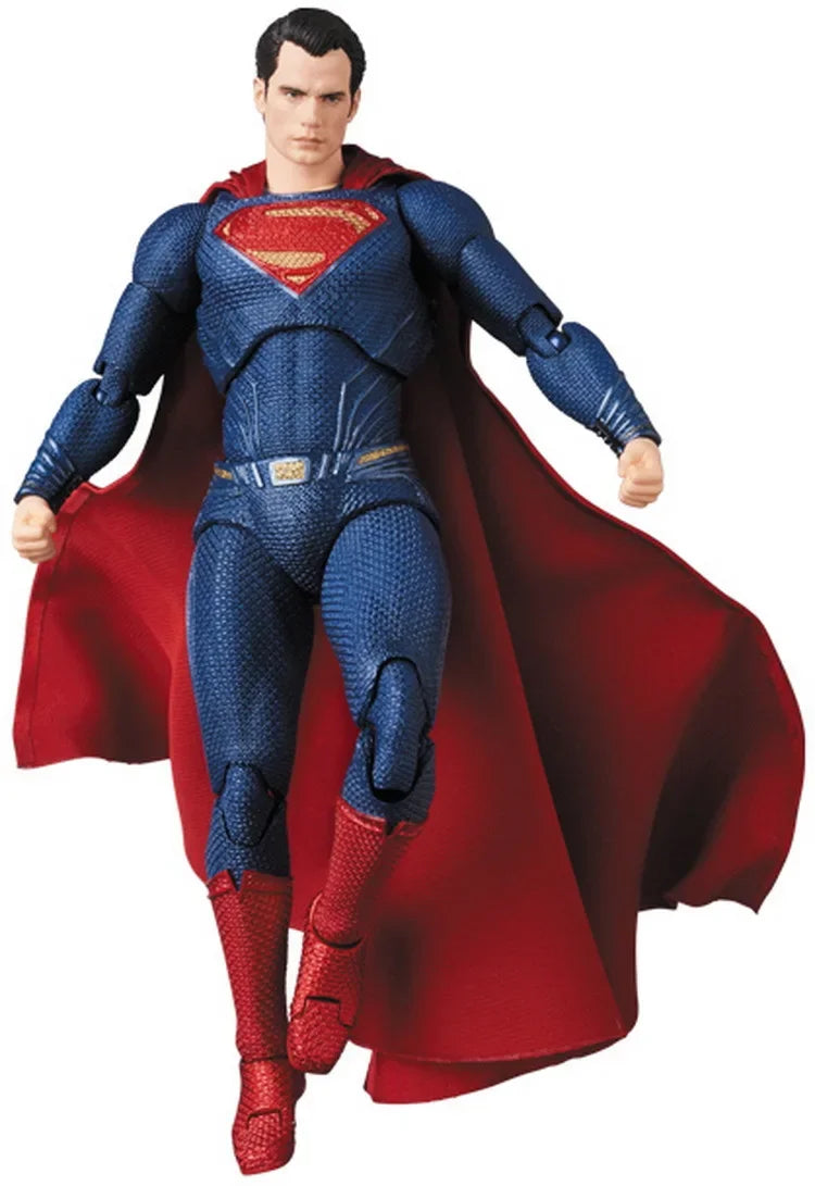 16cm DC Superman MAFEX 057 Justice League Super Man Action Figure Collection Model BJD Gift Toys