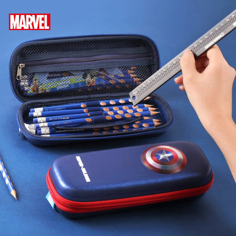 New Marvel Super Heroes Spider-man Anime Kids 3d Decompression Large Capacity Student Creative Multifunctional Pen Bag Wholesale