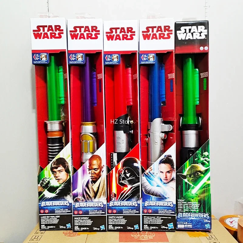 Hasbro Star Wars E8 Electric Lightsaber Sound Light Rey Luke Skywalker Darth Vader Jedi Knight Light Sword Boy Toy Children Gift