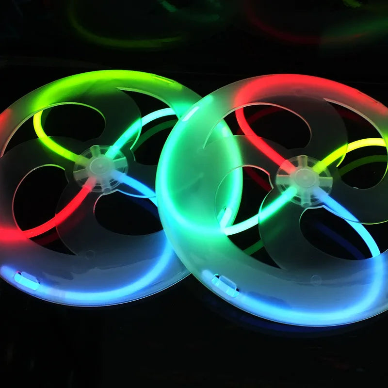 2pcs Kid Children Luminous Frisbee Girl Lovely Party Flying Disc Holiday Adult Kids Christmas Gift Play House Toy