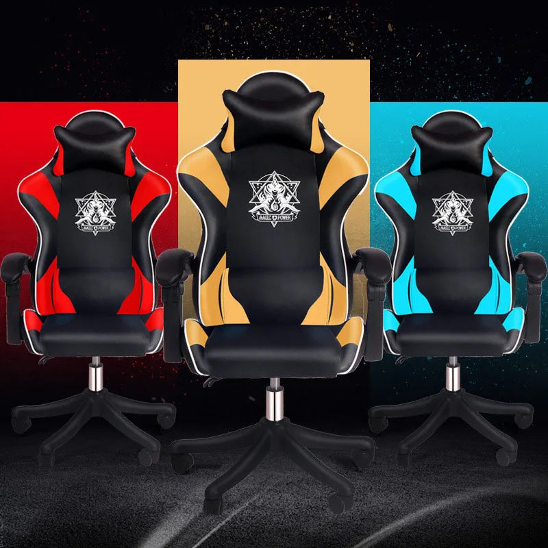 High-End Boy Game Chair Ergonomic Anchor Live Lift Swivel Black Special Chair For E-sports Competition Business Office Chairs