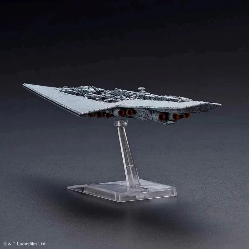 Bandai Original STAR WARS Vehicle Model Kit 1/100000 016 Super Star Destroyer Action Figure Model Toys Assembly Collectible Gift
