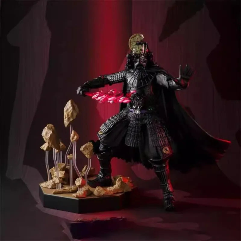 Original Bandai Spirits Meisho Movie Realization Sic Star Wars Samurai Taisho Darth Vader Vengeful Spirit Action Figure Model