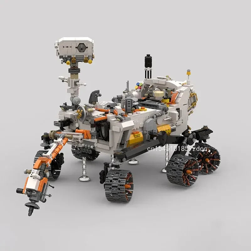 MOC High-tech Perseveranced Mars Rover Model Building Blocks Space Curiosityed Rover Exploration Car Bricks Toys Xmas Gifts