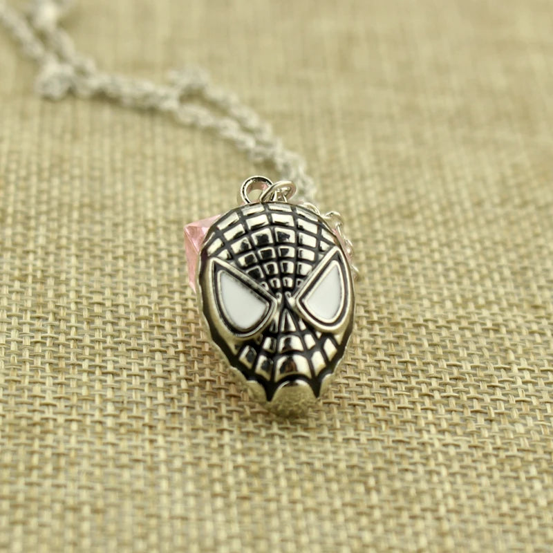 Disney Sci-fi Movie Avengers Spiderman Necklace Trend Superhero Mask Fashion Pendant Necklace Jewelry Accessories Gifts For Fans