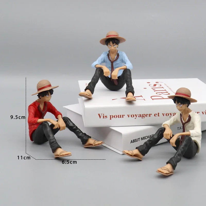 3 Style Anime One Piece Action Figure Model Monkey D Luffy Toys Gift