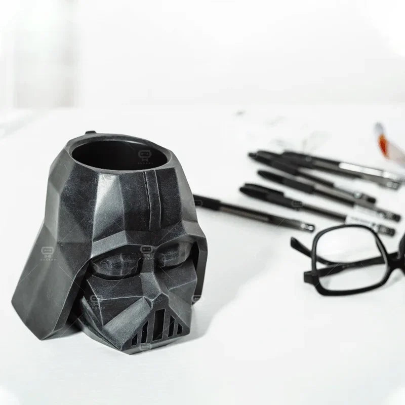 Star Wars Darth Vader Figures Creative Pen Holder Desktop Pencil Case Storage Model Ornament Toys For Children Birthday Gift