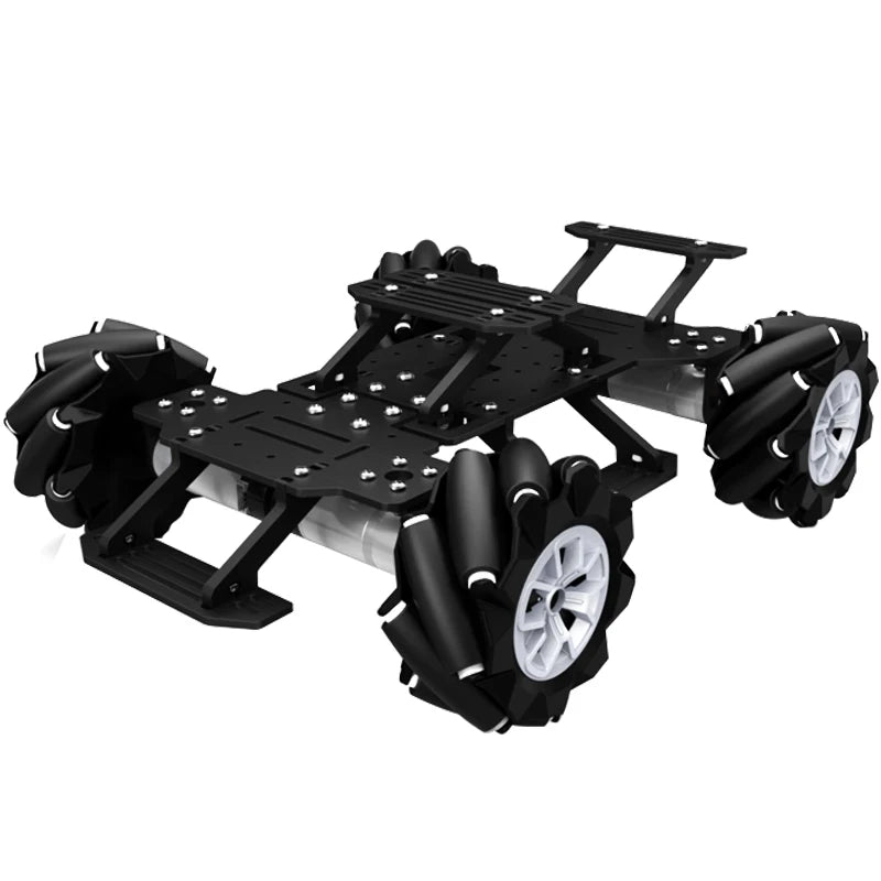 4WD Mecanum Wheel RC Robotic Car Chassis For Arduino For Raspberry ESP32 Robot Car with Motor Encoder Programmable Robot DIY Kit