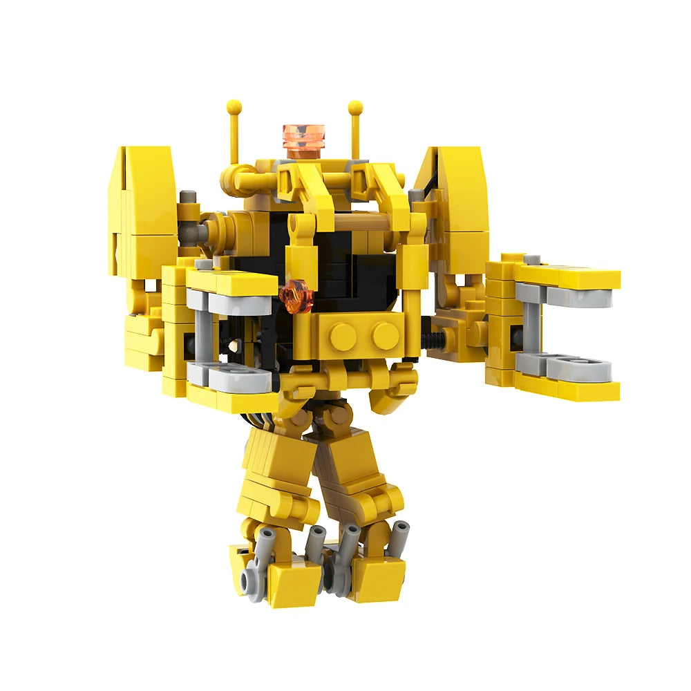 Gobricks MOC Aliens Power Loader Series PART V Robot Bricks Building Blocks Set For Aliens Mechanical Idea Predatored Toy Gift