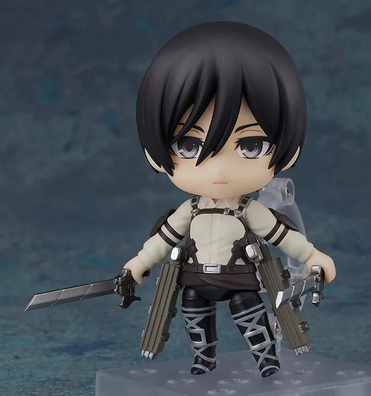 Attack on Titan Anime Figure Mikasa·Ackerman 2001 Final Season Action Toys for Children Figure Collector 10cm Birthday Gifts