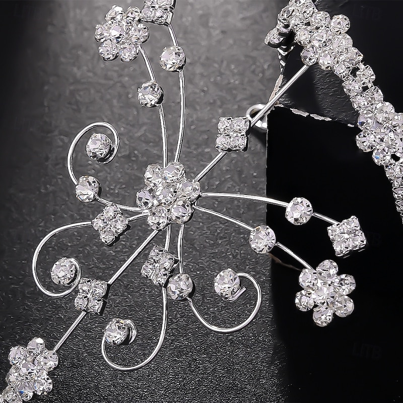 LtJ62810020_4 Women's Tennis Bracelet Ring Bracelet / Slave bracelet Classic Butterfly Precious Fashion Luxury Rhinestone Bracelet Jewelry Silver / Gold For Gift Daily Engagement - Image 1