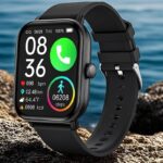 iMosi G42 Smart Watch 1.83 inch Smartwatch Fitness Running Watch Bluetooth Pedometer Call Reminder Activity Tracker Compatible with Android iOS Unisex Hands-Free Calls Waterproof Media Control IP 67