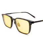 Magnetic frame sunglasses with myopia correction – aluminum-magnesium-titanium ultra-lightweight glasses